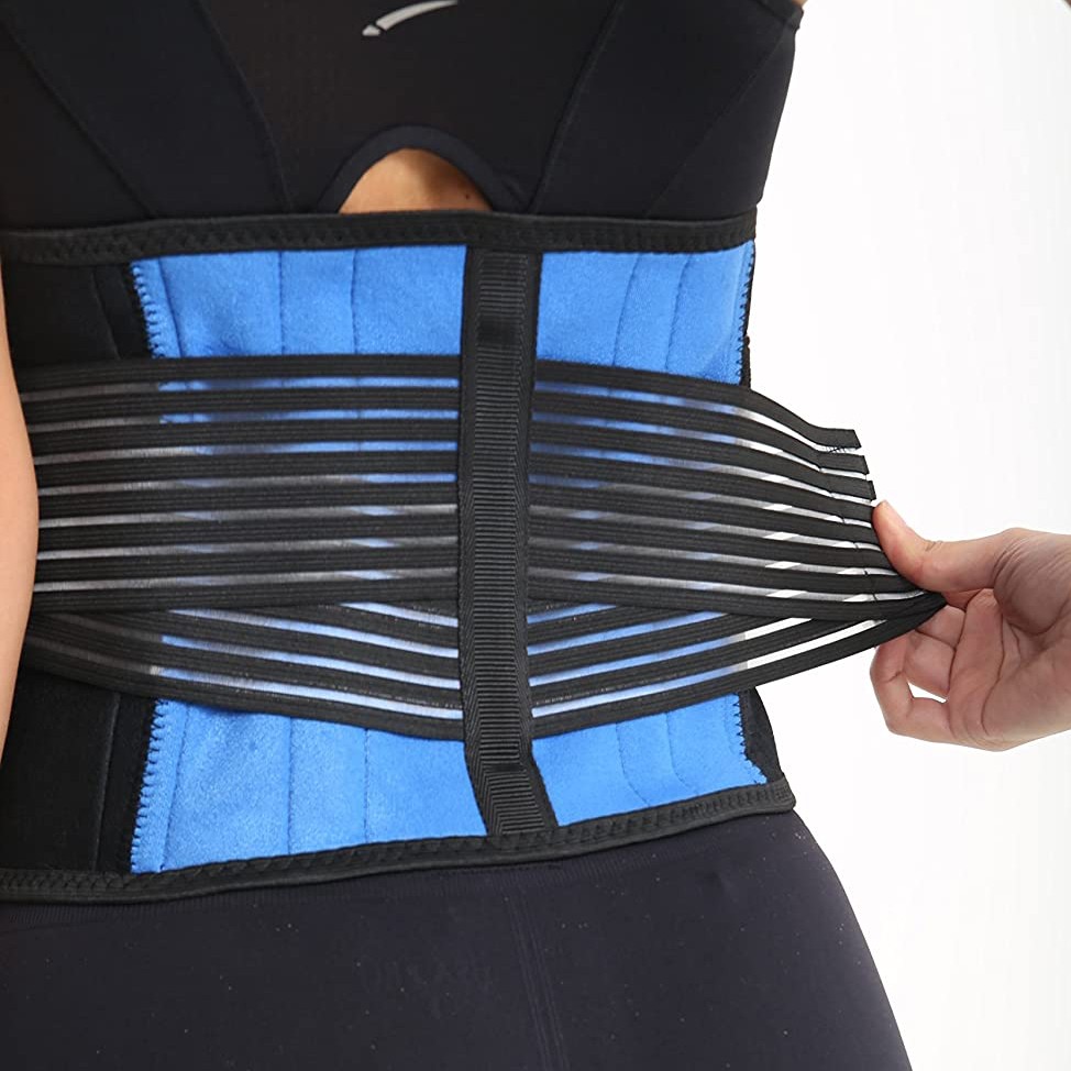 Lower Back Support Brace Lumbar Waist Belt Double Pull Belt Pain